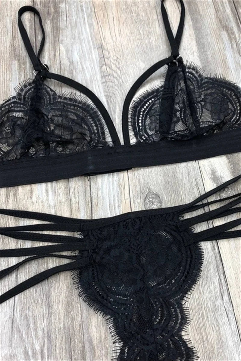 Sweet Silk | Lace Lingerie | Sexy Lingerie,Bride Gift | Lace Lingerie Set | Black Lingerie Set | Sheer Lingerie Set